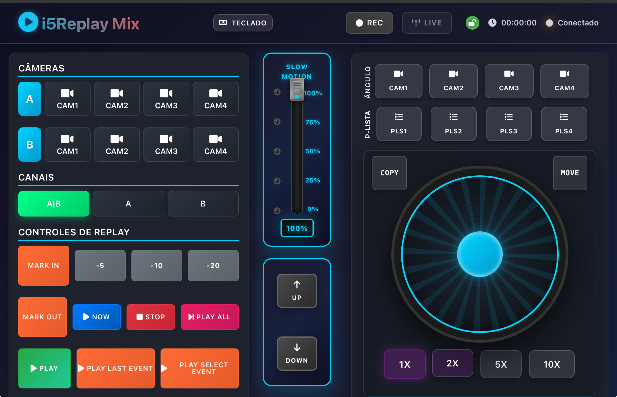 Interface do i5ReplayMix